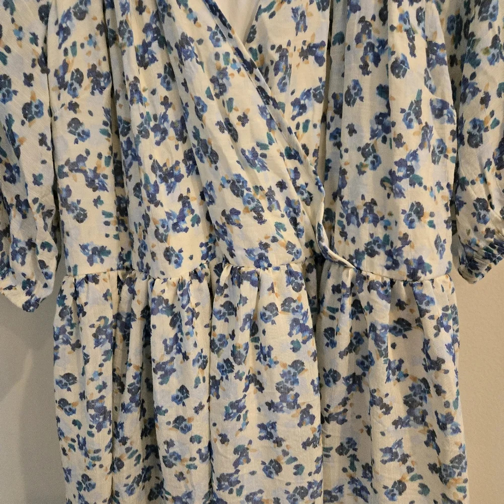 Lane Bryant Floral Midi Dress Size 16 - Picture 4 of 11
